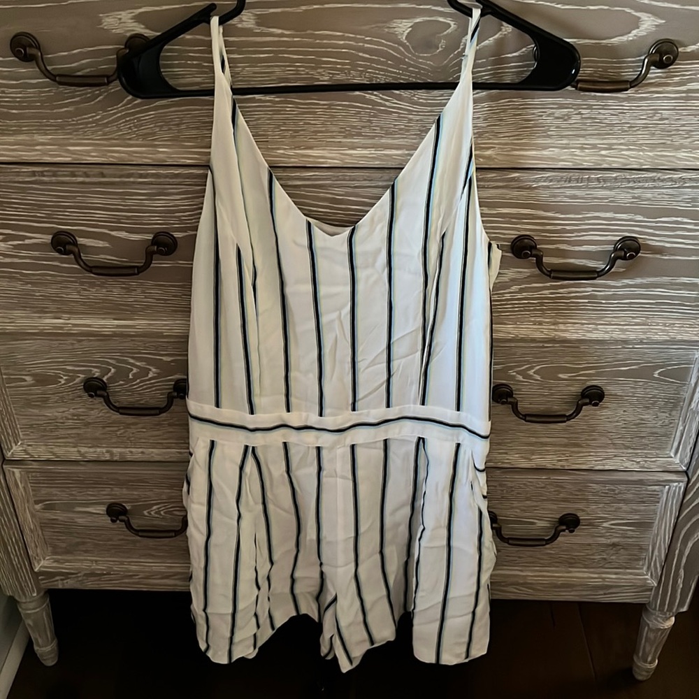 Striped romper